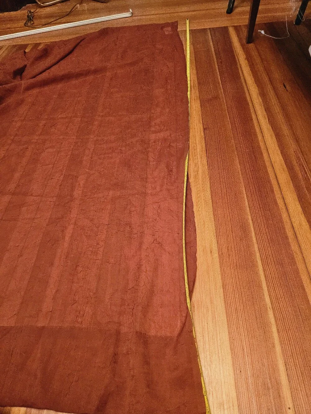 Sheer Orange Window Curtain Panels - 51x63 Lightweight Home Accent